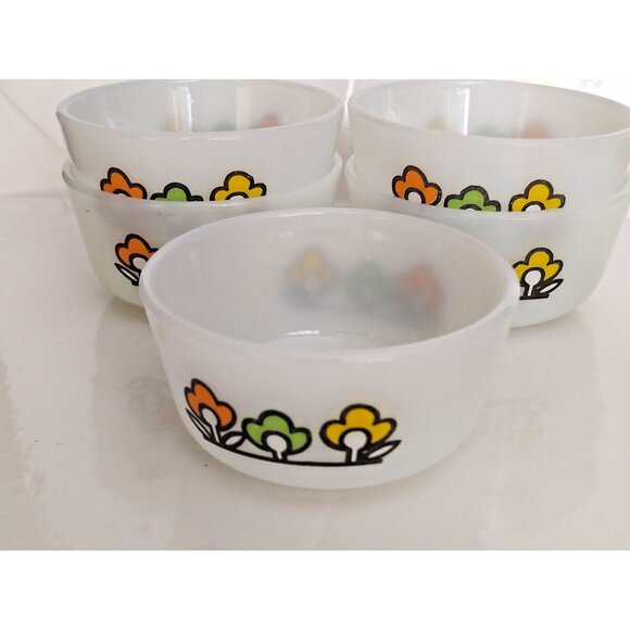 Anchor Hocking Fire King Springfield Collection Custard/Baking Dishes set of 5 - Picture 1 of 10